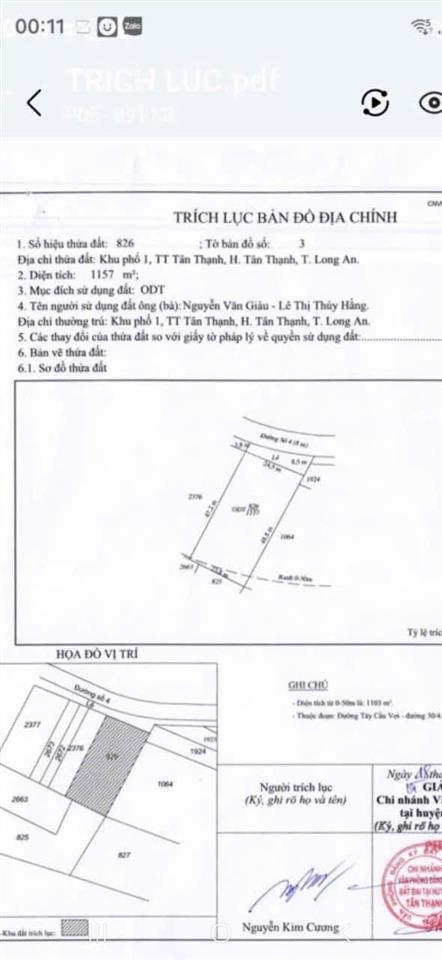 Đất giá rẻ tân thạnh long an. khu vực dân ở