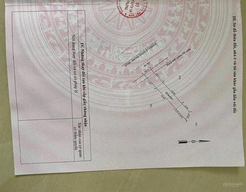 [chính chủ vì cần tiền nên bán gấp] lô đất 165.9m  sẵn 80m thổ cư  p. tân bình, tp. dĩ an, bình