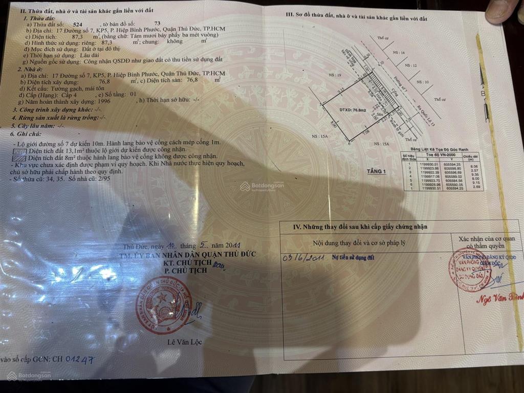 Bán nhà riêng tại 17 đường số 7, kp 16, 12 tỷ, 96m2, hàng hiếm tại thủ đức