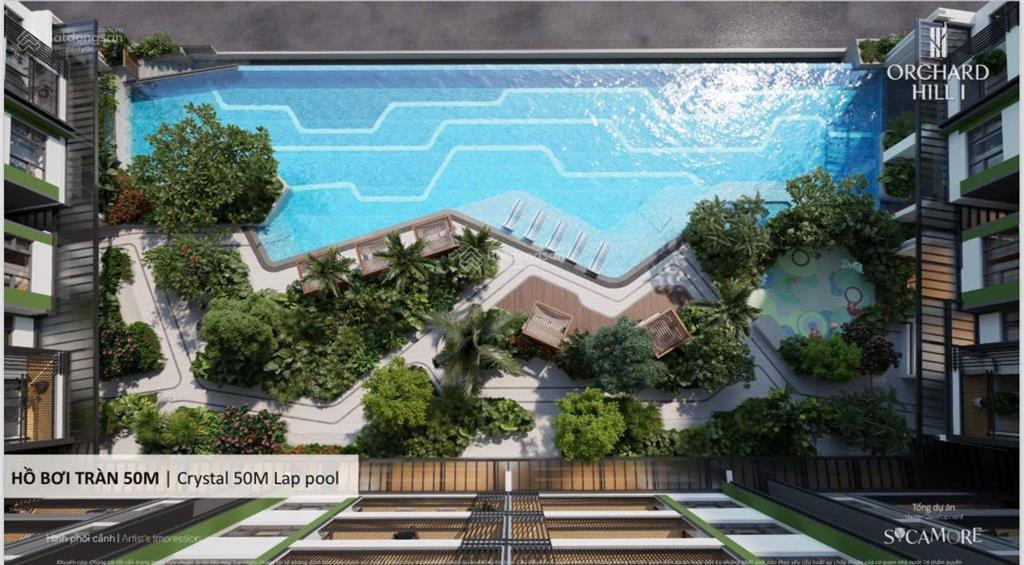 Cần bán căn hộ orchard hill 2pn diện tích siêu rộng 101m2, ban công dài, bàn giao cao cấp