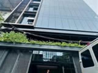 Em cần bán tòa nhà văn phòng ở hoàng quốc việt, dt 132m2, 10 tầng có hầm, mt 10m, siêu ngon