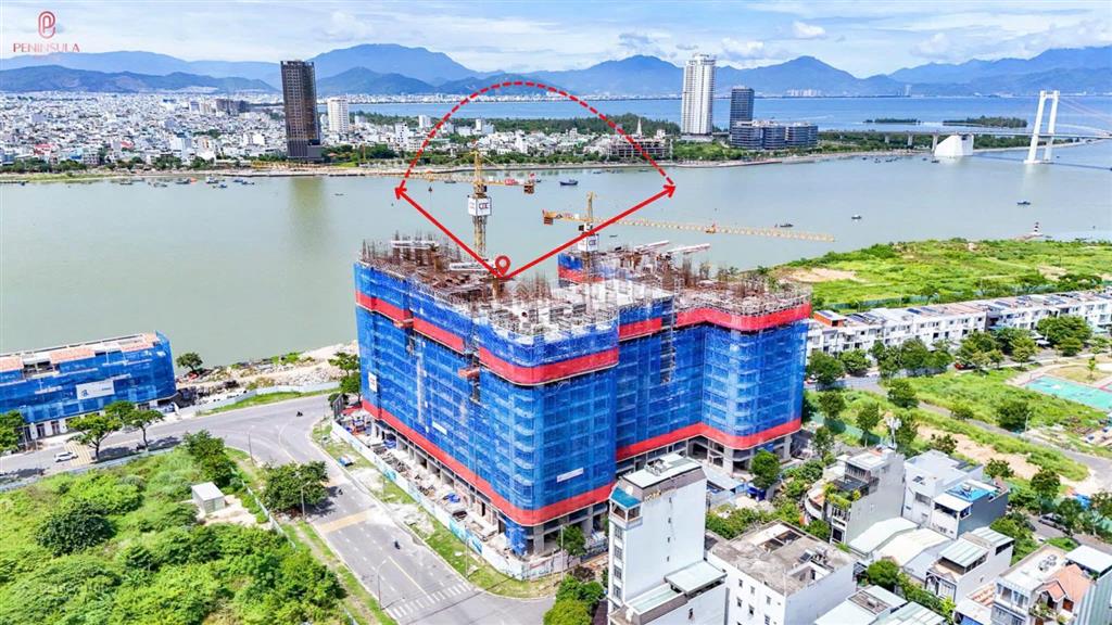 Bán gấp căn 1pn p1.12b peninsula đà nẵng 48.2m2 view vịnh & sông hàn giá cực tốt