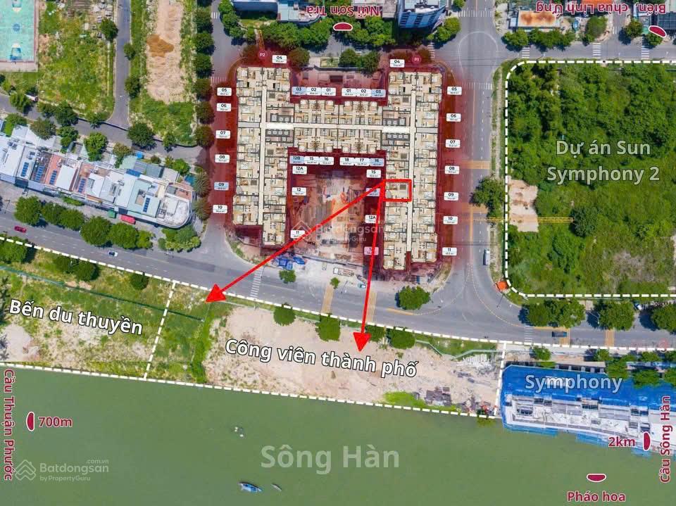 Bán gấp căn 1pn p1.12b peninsula đà nẵng 48.2m2 view vịnh & sông hàn giá cực tốt