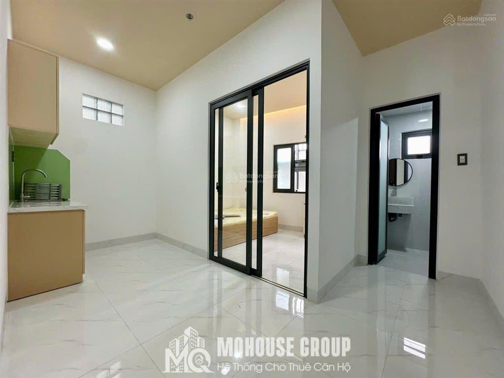 Cho thuê căn hộ 1 phòng ngủ tách bếp mới xây gần chợ thạch đà