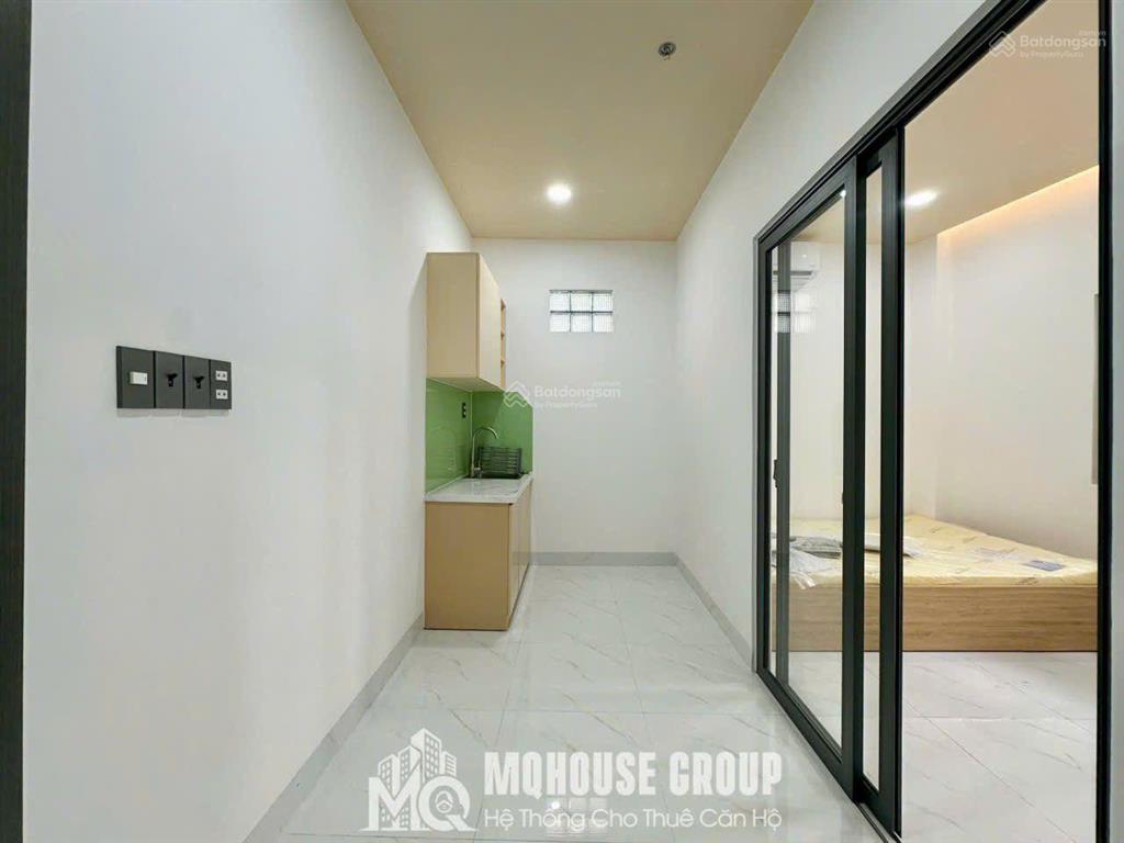 Cho thuê căn hộ 1 phòng ngủ tách bếp mới xây gần chợ thạch đà