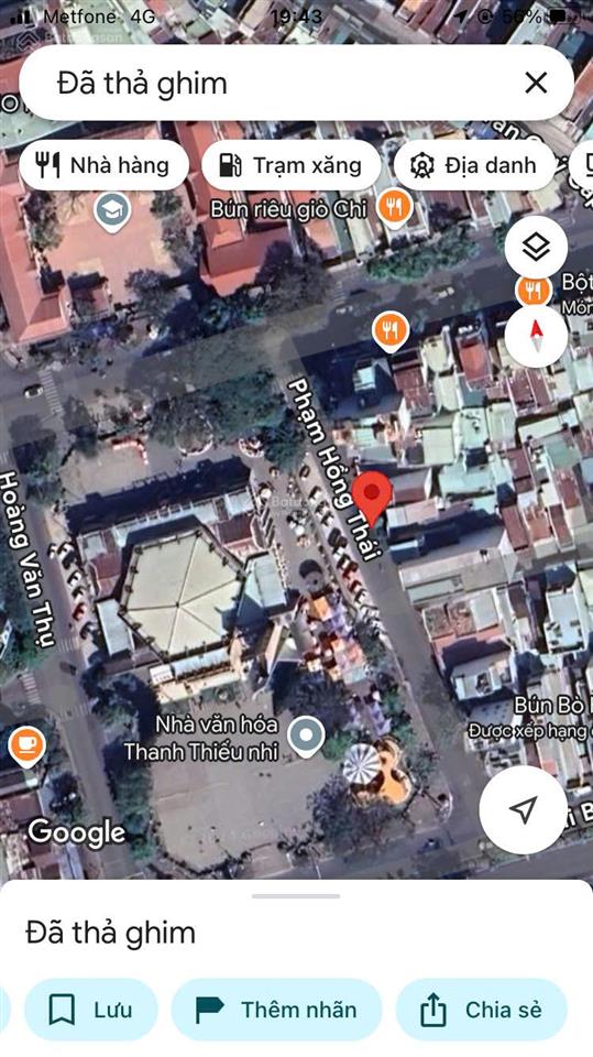 Chính chủ cần bán nhanh nhà mặt tiền 20 phạm hồng thái (đối diện công viên)