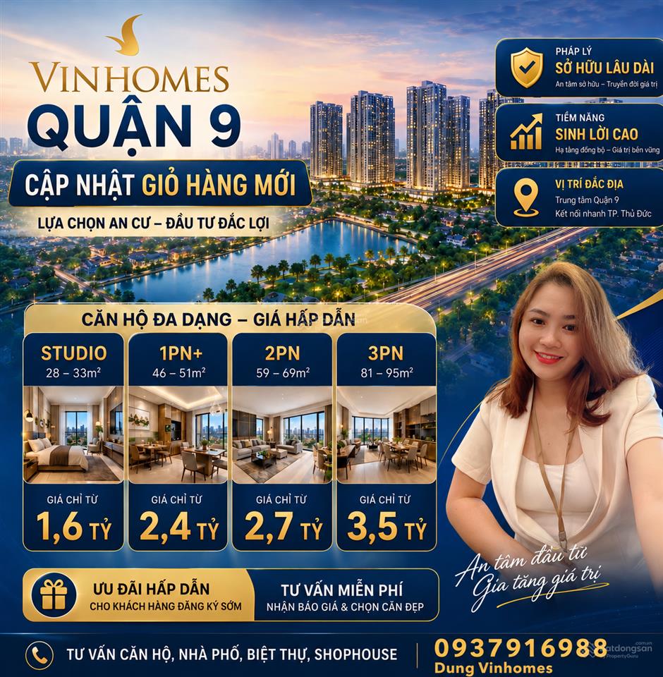 Giỏ hàng giá tốt vinhomes quận 9 cập nhật mới nhất