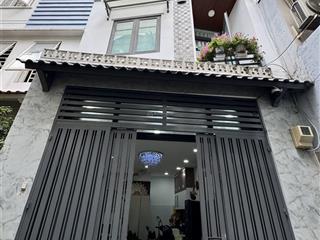 Hẻm 4m  phú nhuận  bờ kè trường sa thông huỳnh văn bánh  4 tầng  mới ở ngay  6.75t tl