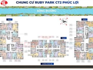 Bán cc ruby park, đường phúc lợi, 3,1 tỷ, 45m2, view đẹp, giá ưu đãi