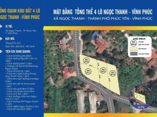 Bán lô góc siêu đẹp 343 m ngọc thanh  phúc yên  vĩnh phúc giá siêu rẻ