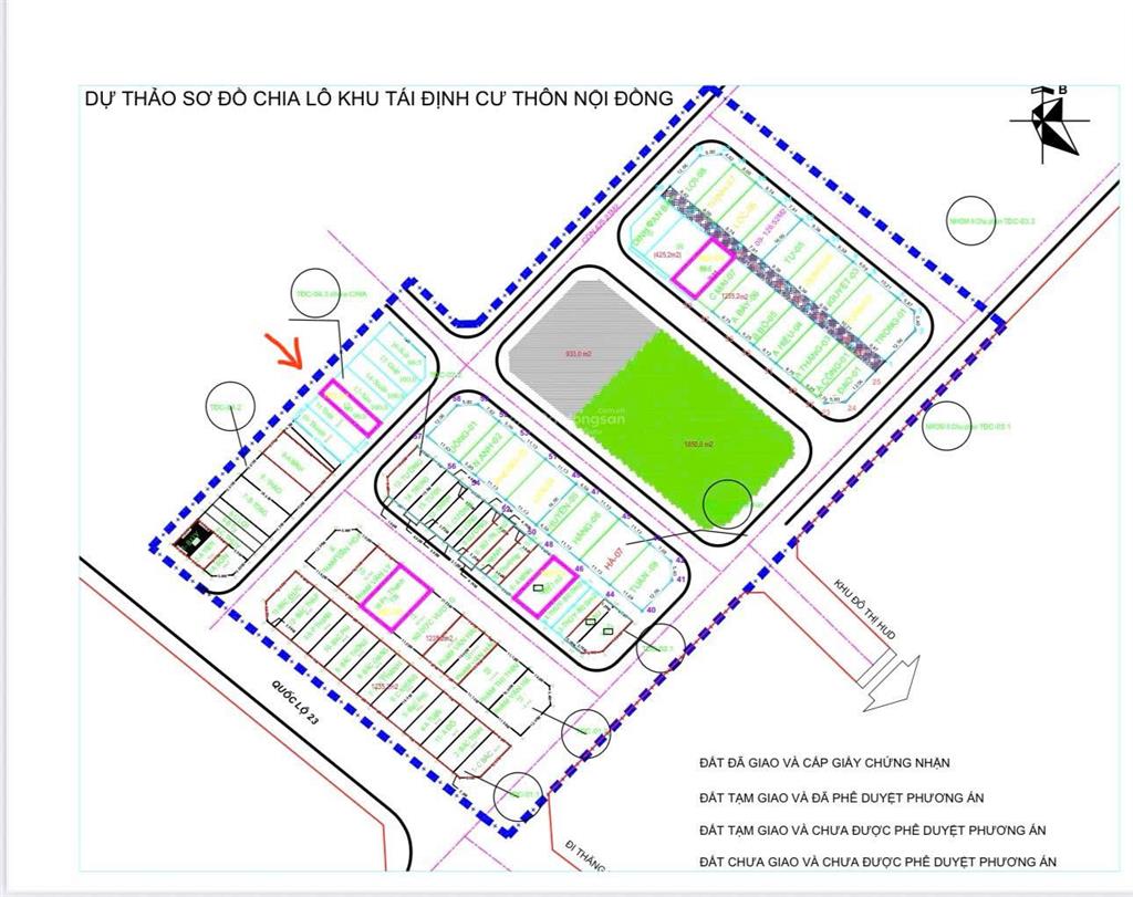Bán lô đất vàng 90m khu tái định cư thôn nội đồng  xã quang minh  mê linh