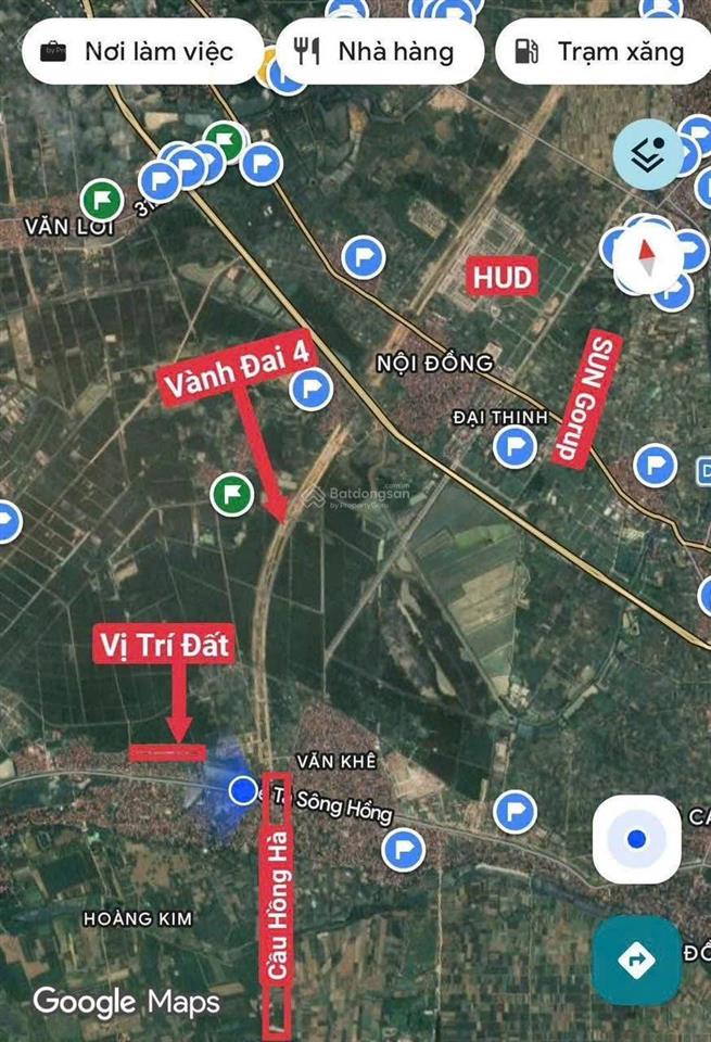 Bán lô 115m² đấu giá hk04, hoàng xá, yên lãng, mê linh, gần vành đai 4, cầu hồng hà, giá rẻ
