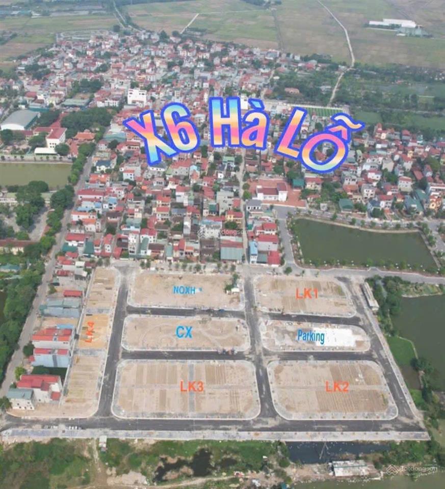 Bán lô 90m2 đấu giá x6 hà lỗliên hàđông anh, bắt sóng cầu tứ liên, gần vin liên hà, giá rẻ
