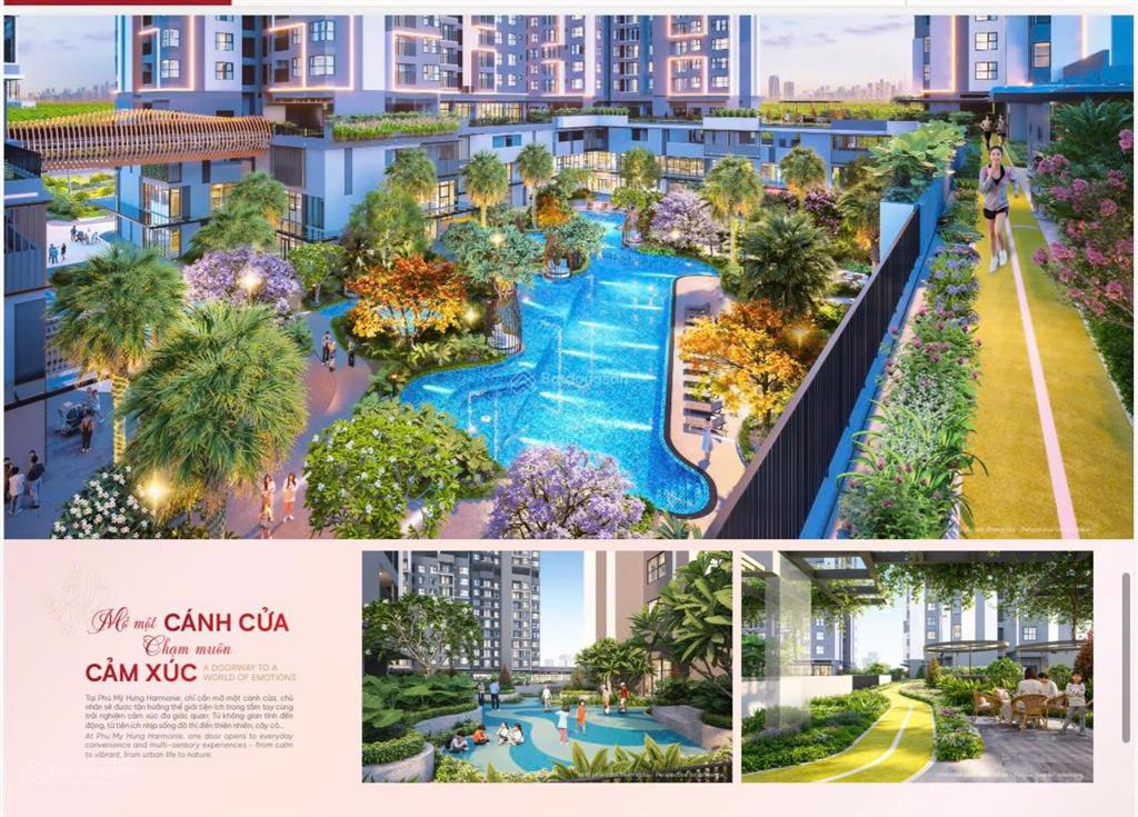3 tỷ giá tốt duy nhất 1 căn 2 pn the harmonie pmh, mua trực tiếp từ cđt trả trước chỉ từ 589 triệu