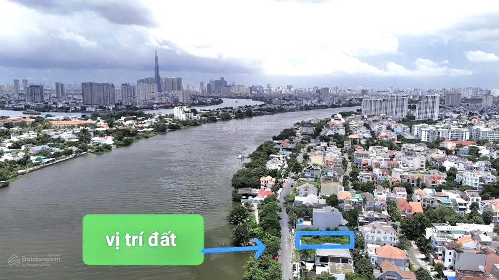 Bán lô góc 2 mặt tiền kinh doanh đường số 10 view sông sài gòn