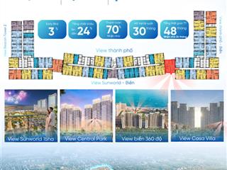 Căn hộ beacon tower  sở hữu lâu dài chỉ 55tr/m2  113,8m², 3pn, 2wc  view biển + pháo hoa