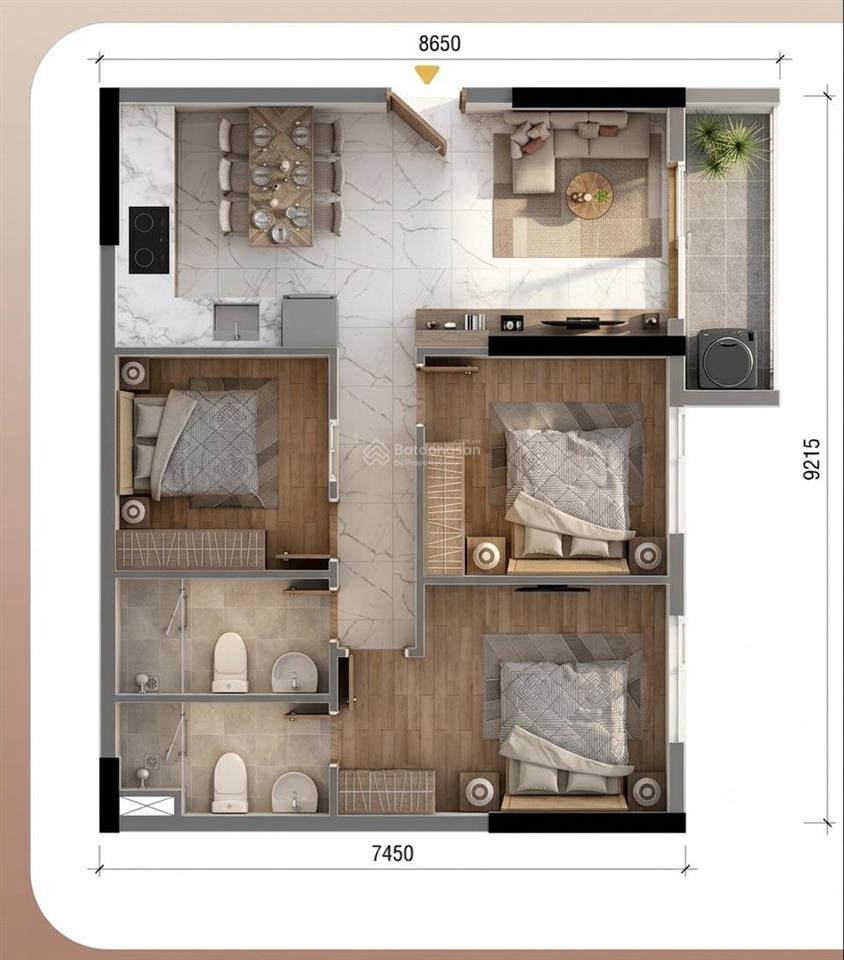 Ưu đãi đặc biệt voucher thanh toán + 2,5 chỉ vàng. trọn view landmark 81 tại bcons newsky