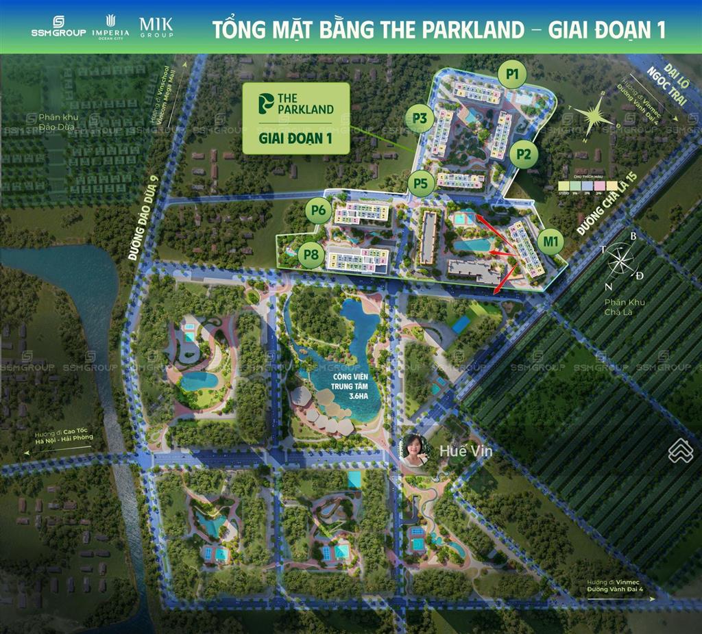0907 351 ***  căn 2pn 2wc 3,2 tỷ view bể bơi 20% ký hđmb, quà tặng 109tr+ck 14.5% the parkland ocp2