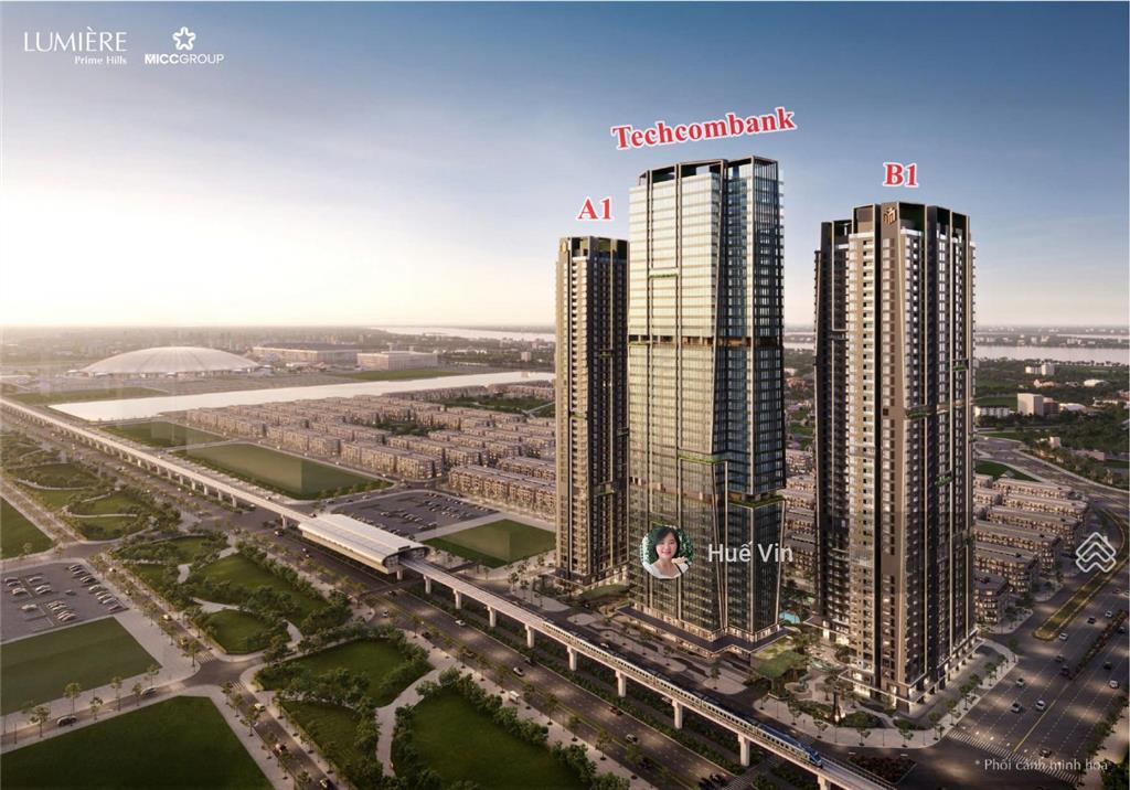Cắt lỗ căn 1pn + 1 tầng trung tòa a1 lumière prime hills, vay 70%, miễn gốc lãi hết tháng 4.2028