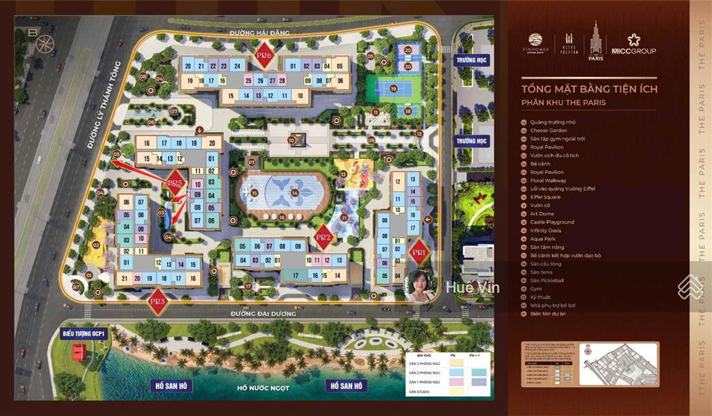 0907 351 ***  căn 1pn+1 giá tốt, tầng trung, tòa pr5, tiến độ 2 năm the paris