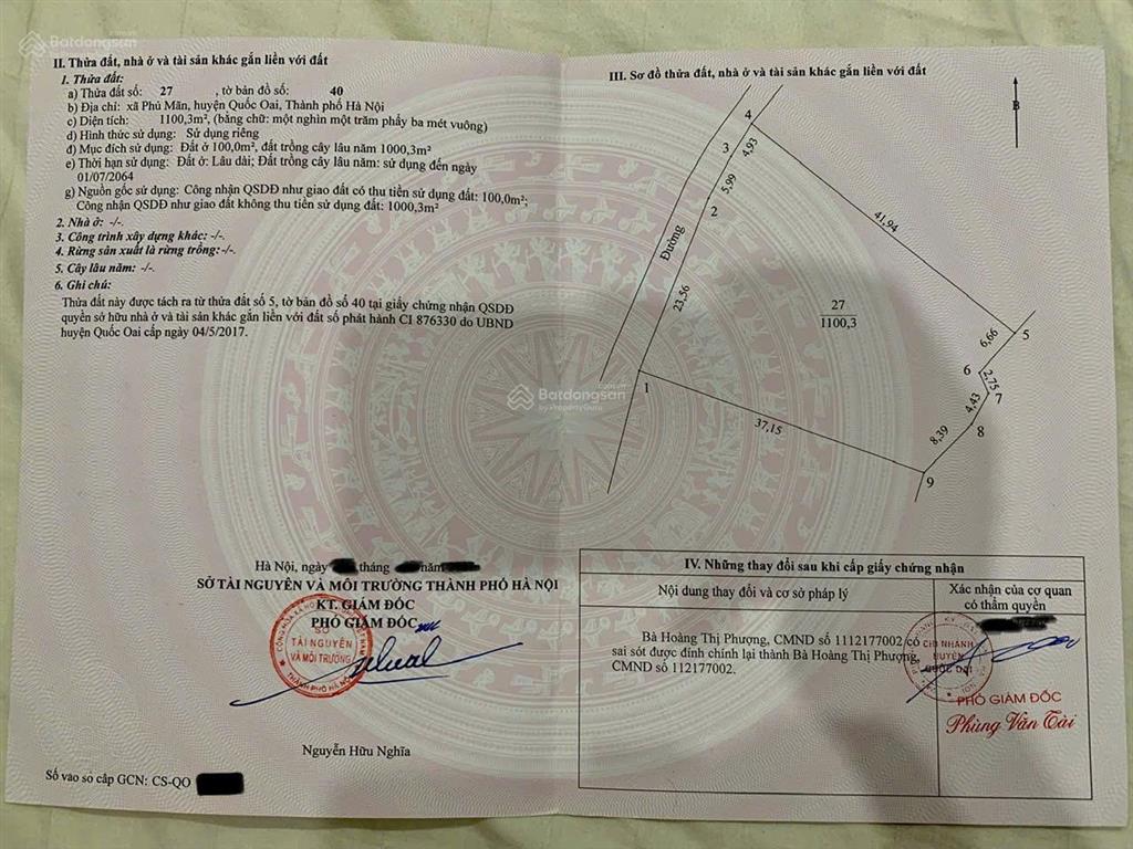 Chính chủ cần bán lô đất 2406,6m2, đã tách sẵn 2 sổ đỏ bao ktra quy hoạch  long đông xuân