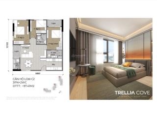 Chỉ 10% (754tr) ký hđmb sở hữu ngay căn hộ 3pn (97m2) trung tâm nam sài gòn  mizuki park