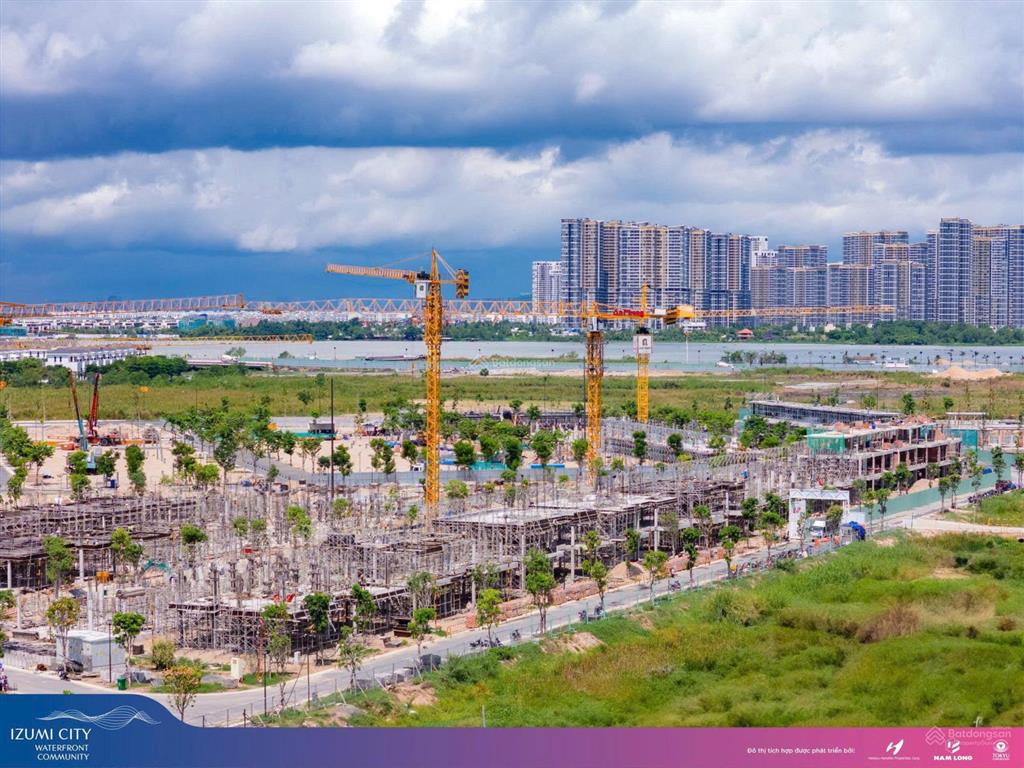 Btsl 246m2 mặt tiền công viên, gần sông  lịch thanh toán siêu giãn đến 11/2028  izumi  69tr/m2