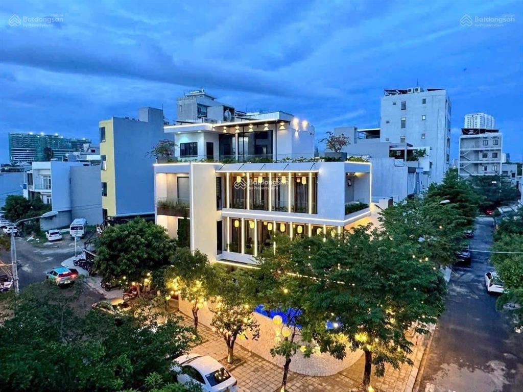 Villas lô góc 2 mặt tiền view máy bay trung tâm hải châu, đà nẵng