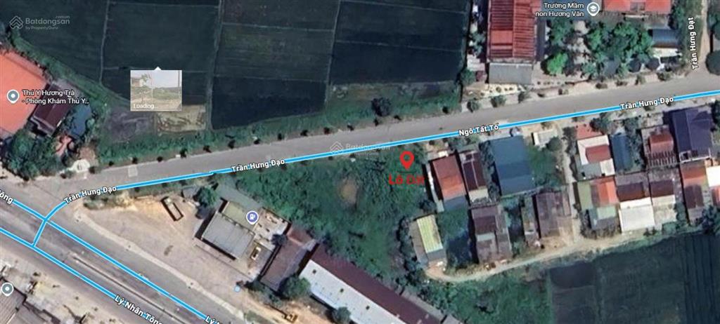 Đất mặt tiền đường trần hưng đạo  hương văn, sau lưng cây xăng dầu số 8