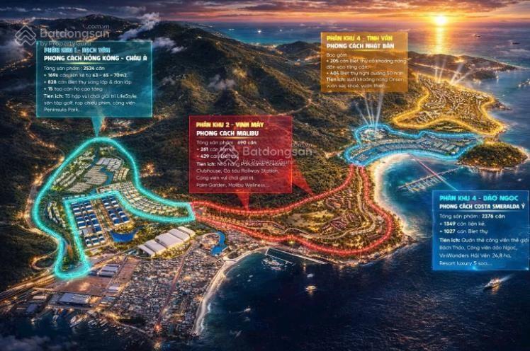 Căn phân khu 3 vinhomes làng vân  đn  biệt thự đảo, sở hữu lâu dài, giá cđt