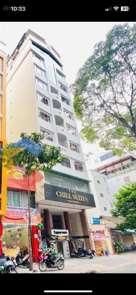 Bán khách sạn 3 sao tổng 55 phòng hđt 600tr 9 x 18 kc 9 tầng thang máy giá 147 tỷ
