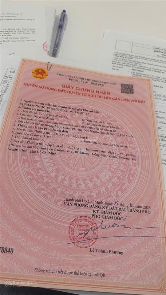 Chính chủ cần bán gấp shophouse garden gate phú nhuận, sổ hồng  32m2  4,3 tỷ căn đẹp