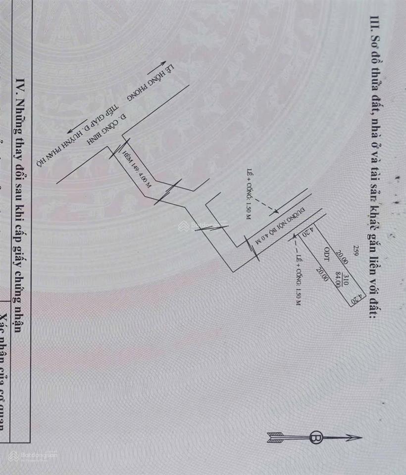 Bán nền hẻm 149 đường huỳnh phan hộ, bình thuỷ, cần thơ