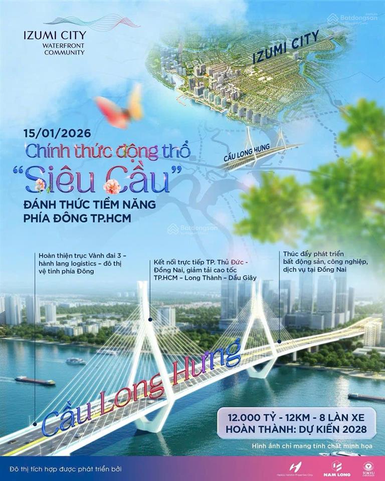 Đất mặt tiền long thuận sát nguyễn duy trinh đón cầu long hưng đồng nai