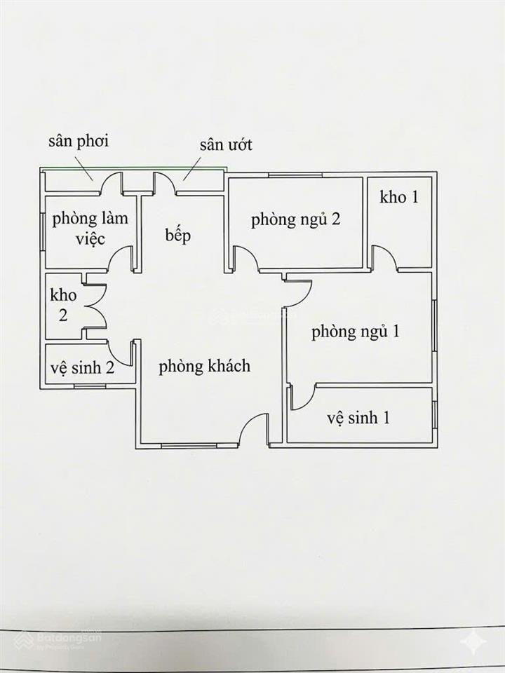 Chính chủ cho thuê căn hộ 2 ngủ  1 phòng làm việc tại oct5a resco cổ nhuế