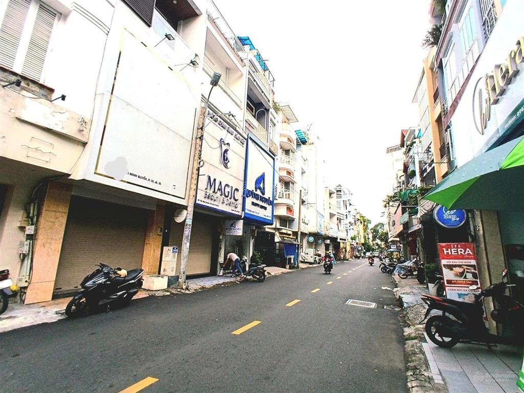 Bán nhà trần minh quyền 79m²  mặt tiền  4 tầng  thu 500tr/năm  quận 10  giá 26.5 tỷ