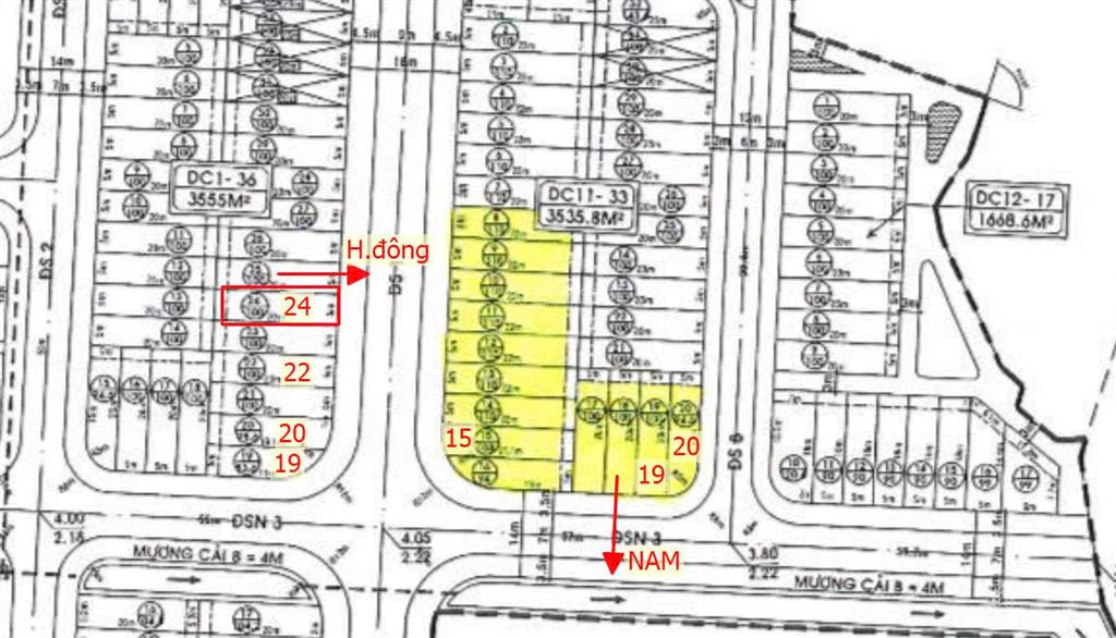 Bán đất nền dự án tại khu dân cư  trung tín 2, 1,985 tỷ, 108m2, giá tốt, view đẹp