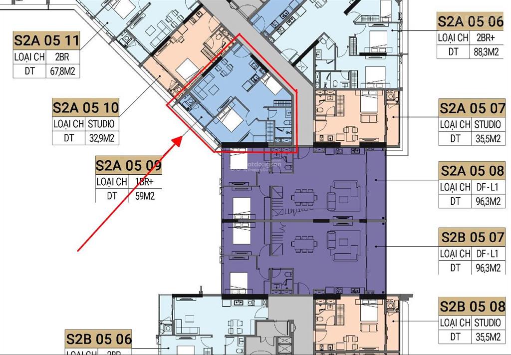 Duy nhất  cần bán gấp căn hộ 59m2 sun symphony, view sông hàn đà nẵng  sổ hồng lâu dài