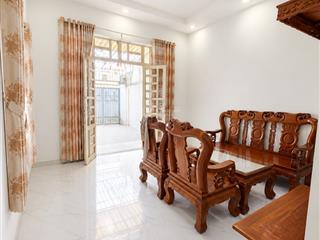 Nhà cấp 4 mới tinh  2 mặt hẻm trước sau  4.6x20m  hẻm xe hơi  đi bộ siêu thị metro sát gò vấp