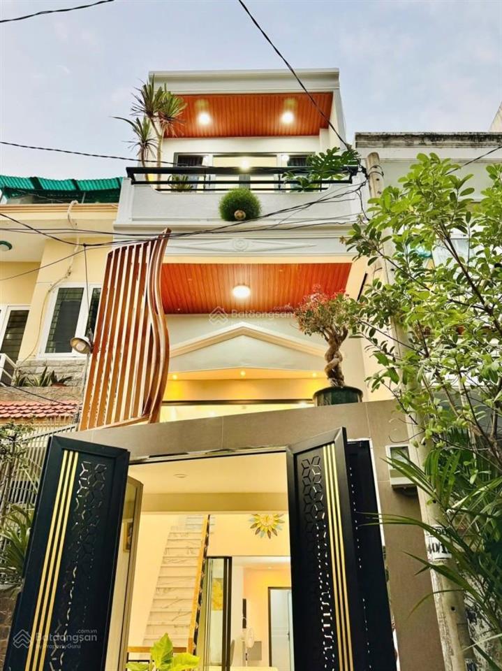 Nhà lê quang định  35m² (3.2x12)  3 tầng, 3pn  hẻm xe hơi  giá 6.25 tỷ (tl)