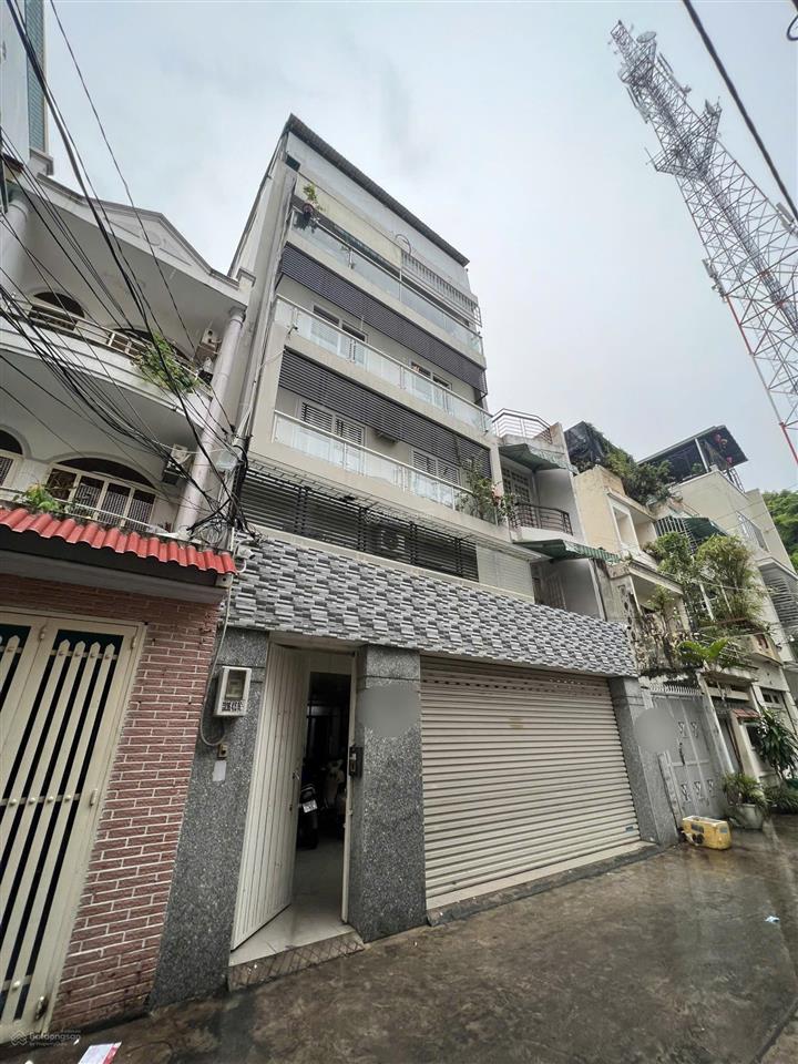 Giá tốt 14,5 tỷ còn bớt ! hẻm đẹp 6m nguyễn văn trỗi, cách mt 30m, dt 6,5x10m  kc 5 tầng nhà mới