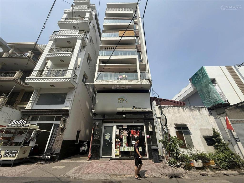Giá chỉ 12 tỷ ! cách mt 30m, hẻm đẹp 6m lê văn sỹ  hđt 70 triệu, 6 tầng nhà mới  4x16m (62m2)
