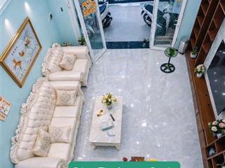 Nhà đẹp 4 tầng 82m2 3pn hẻm xe hơi 5m  nội thất cao cấp  cách cầu phước long 300m  chỉ 7.9 tỷ tl