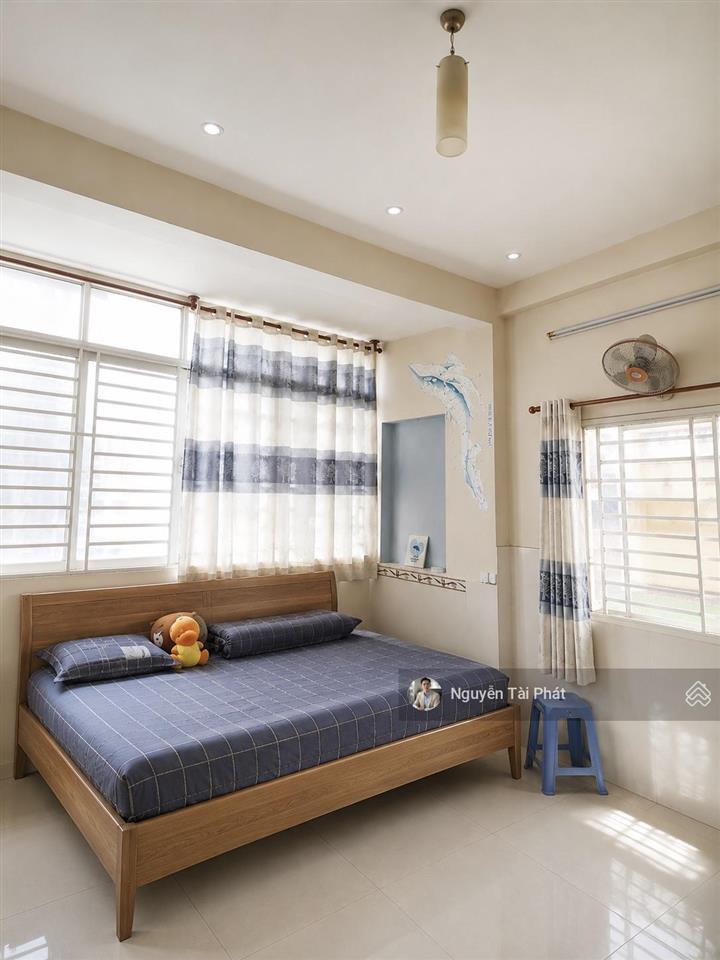 Nhà đẹp 4 tầng 65m2 ngang 5m  đường nhựa 8m thông 3pn, gara ô tô  cách chợ tân mỹ 350m  hơn 7 tỷ