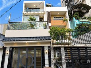 Nhà đẹp 4 tầng 65m2 ngang 5m  đường nhựa 8m thông 3pn, gara ô tô  cách chợ tân mỹ 350m  hơn 7 tỷ