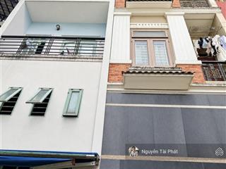 Nhà đẹp 4 tầng 60,6m2 hẻm xe hơi 5m 4pn  dọn vào ở ngay  cách kcx tân thuận 500m  chỉ 7.9 tỷ tl