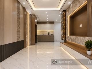 Nhà đẹp 3 tầng 50m2 cách hxh 30m  2pn rộng  full nội thất đẹp  shr, khu an ninh, giá 4.980 tỷ tl