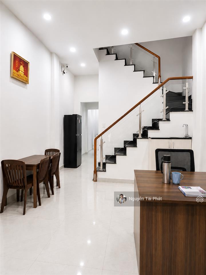 Nhà riêng 2 tầng mới 64m2 2pn  hẻm 4m thông, sẵn thu nhập 9tr  cách đh marketing 200m  7.6 tỷ tl