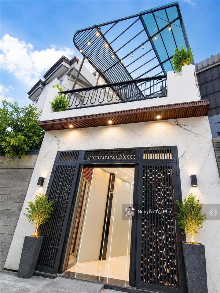Nhà đẹp 2 tầng 52m2 3pn rộng  1pn trệt, full nội thất đẹp, ngang 4.2m  200m ra mặt tiền  5,95tỷ