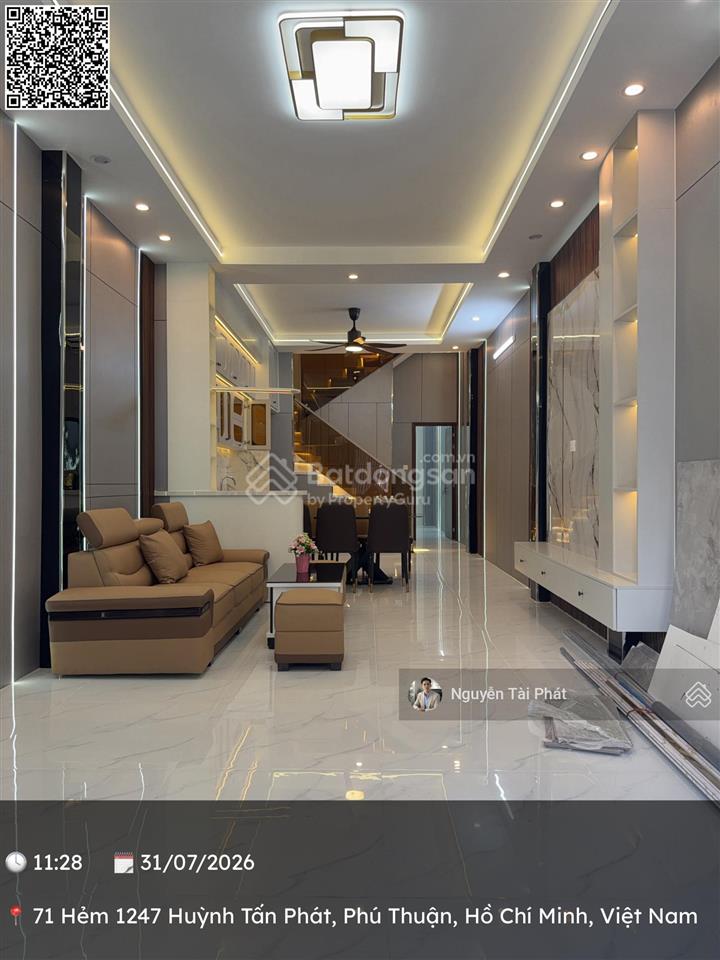 Nhà đẹp 2 tầng 52m2 3pn rộng  1pn trệt, full nội thất đẹp, ngang 4.2m  200m ra mặt tiền  5,95tỷ